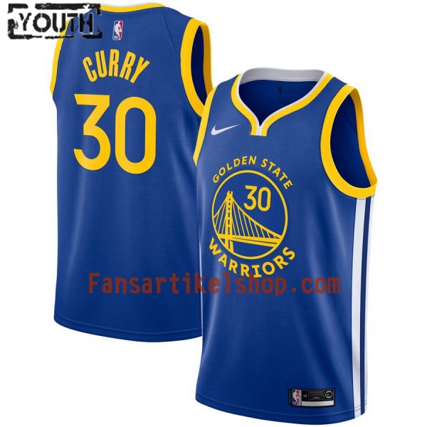 NBA Golden State Warriors Trikot Stephen Curry 30 Nike 2019-2020 Icon Edition Swingman - Kinder